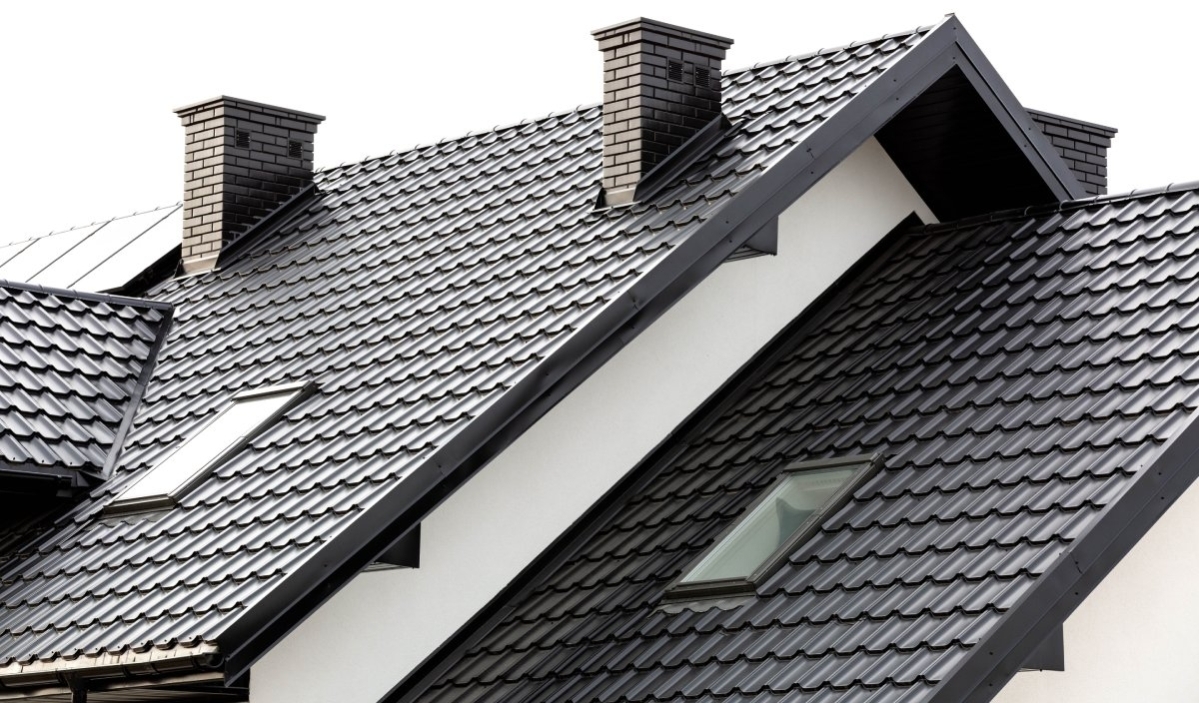 image showing house with metal roofing