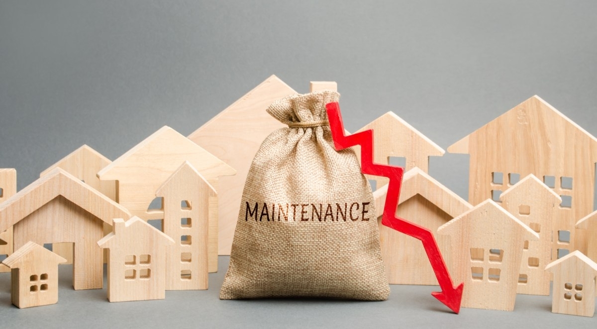 im age showing home costs of maintenance going down