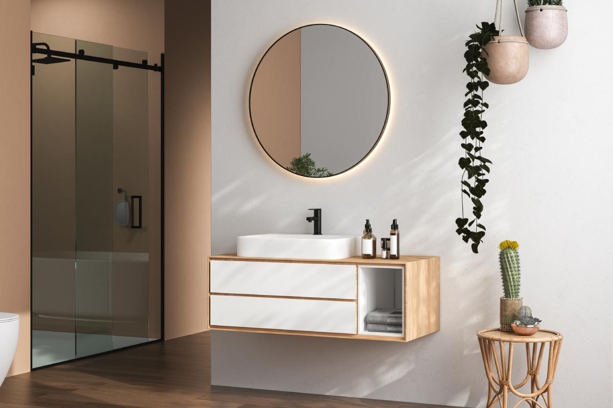 image showing scandinavian style bathroom