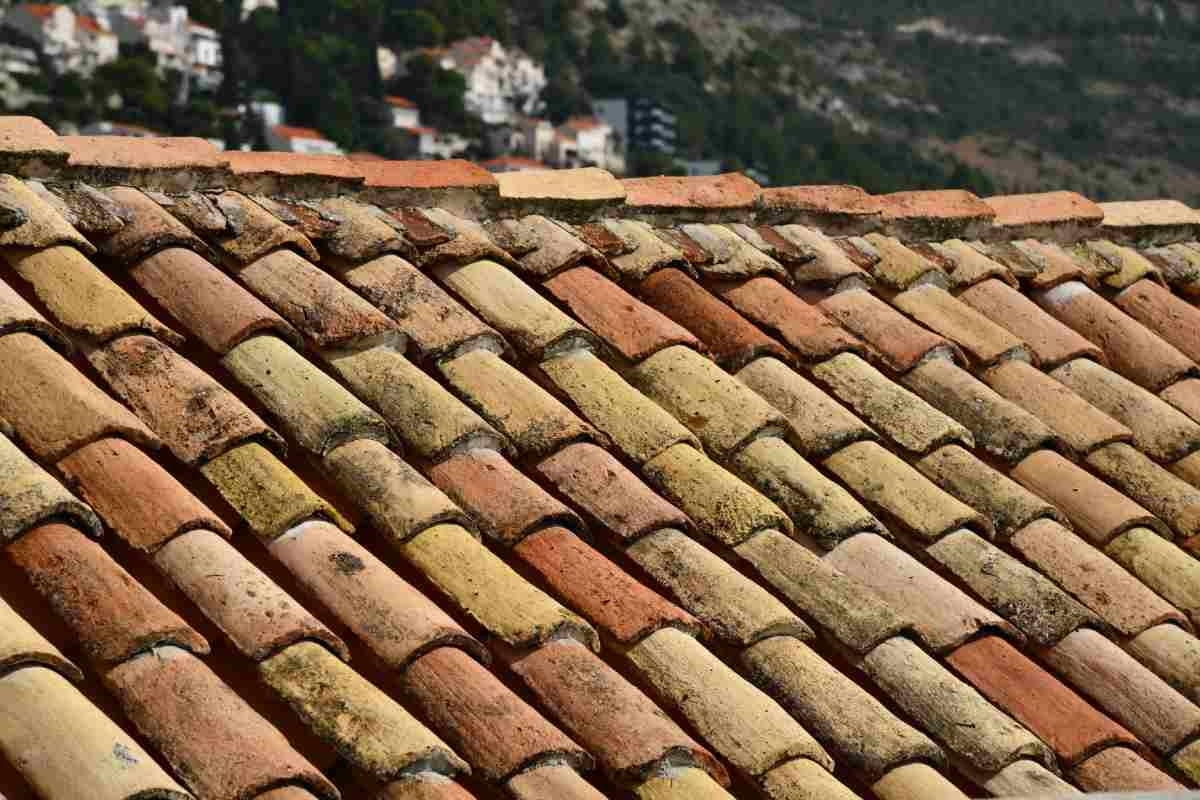 image showing an old roof in need of repair