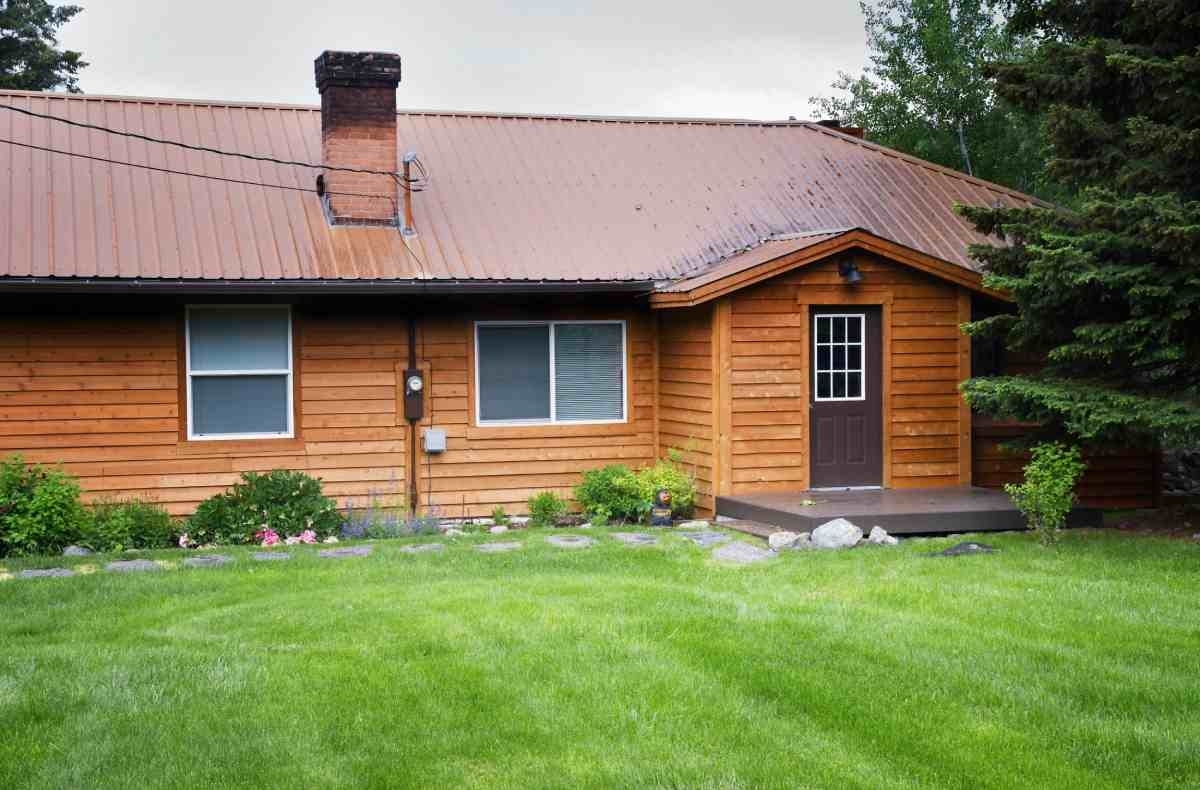 image with house with wood siding