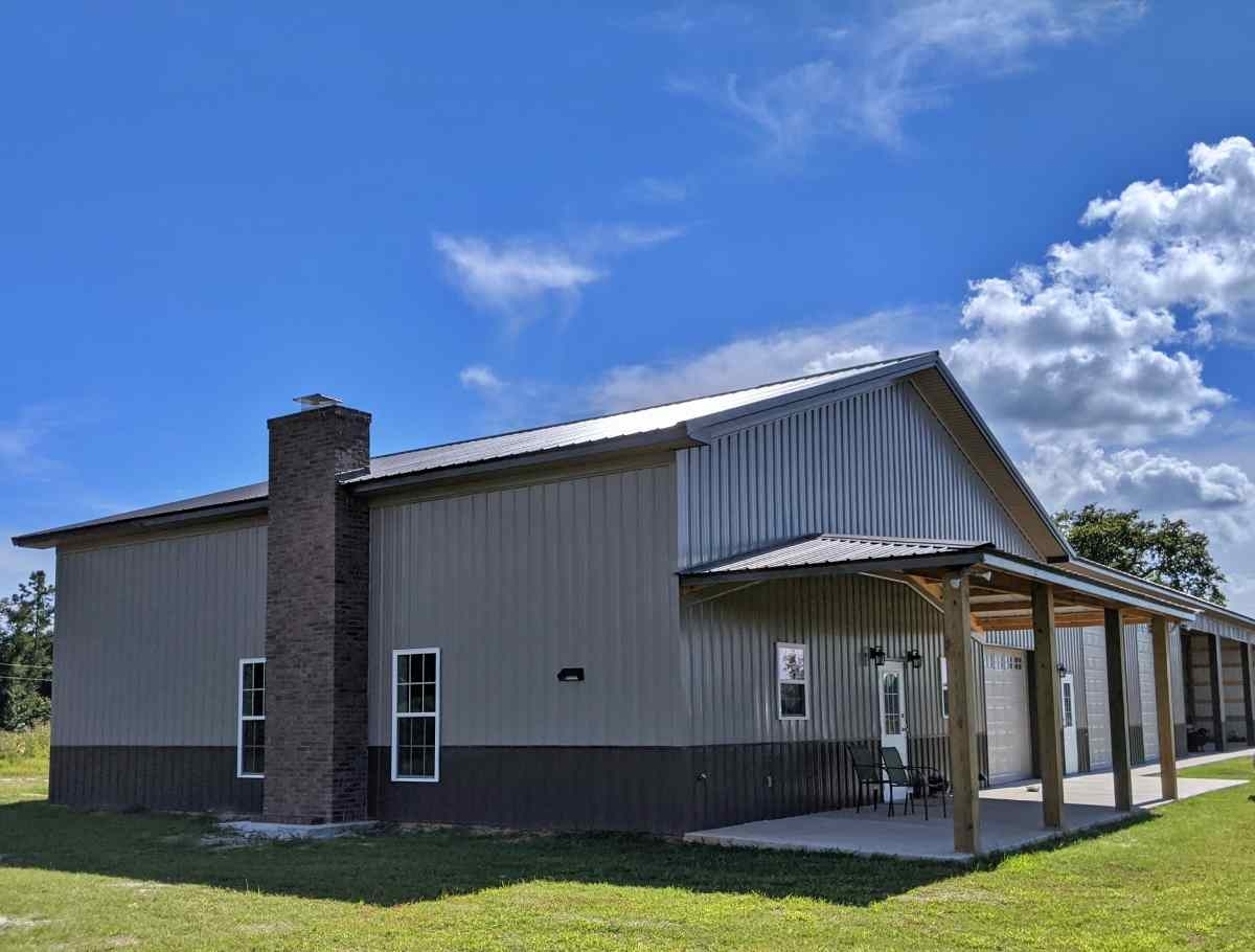 image of house with metal siding