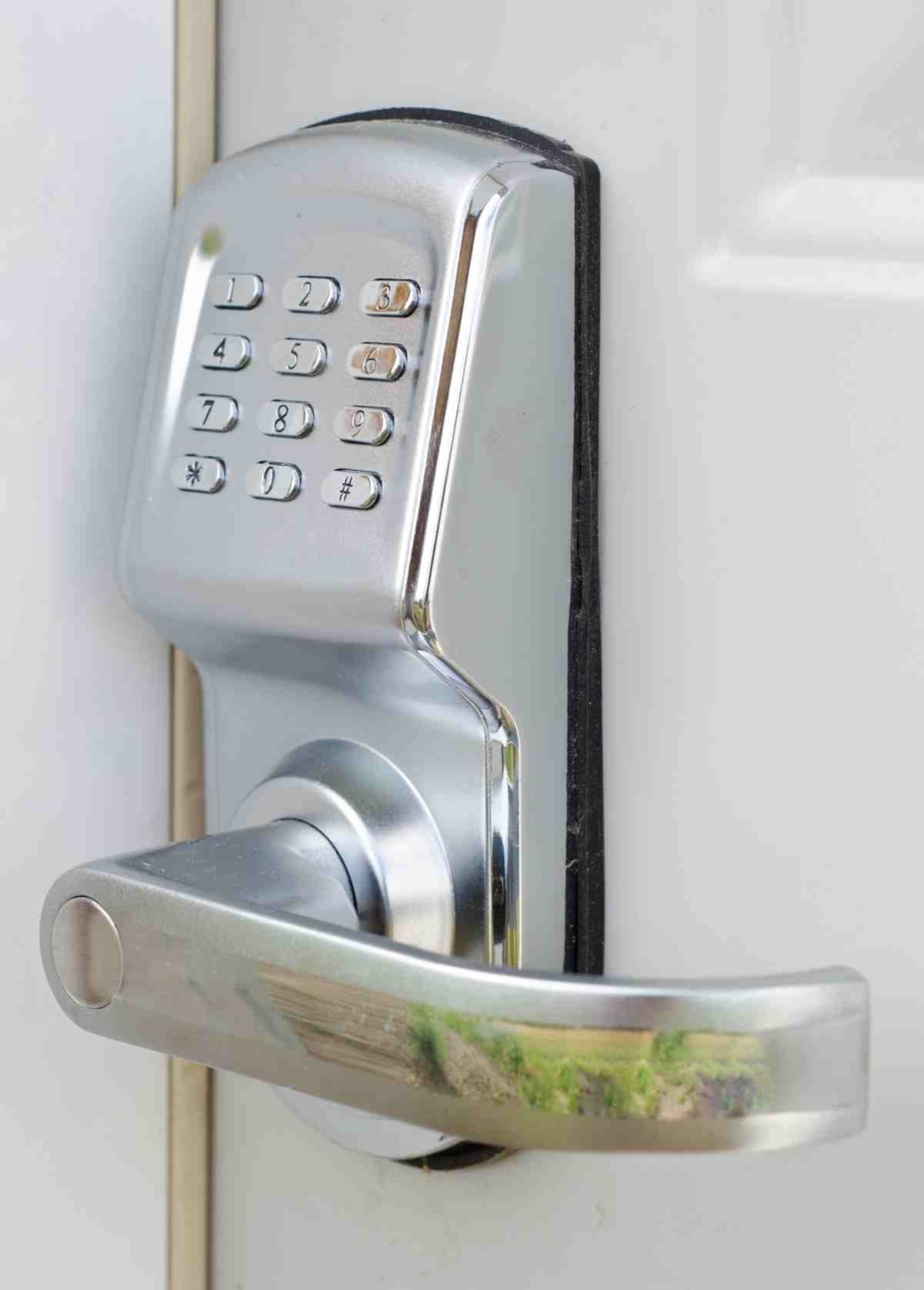 image showing a safe door lock