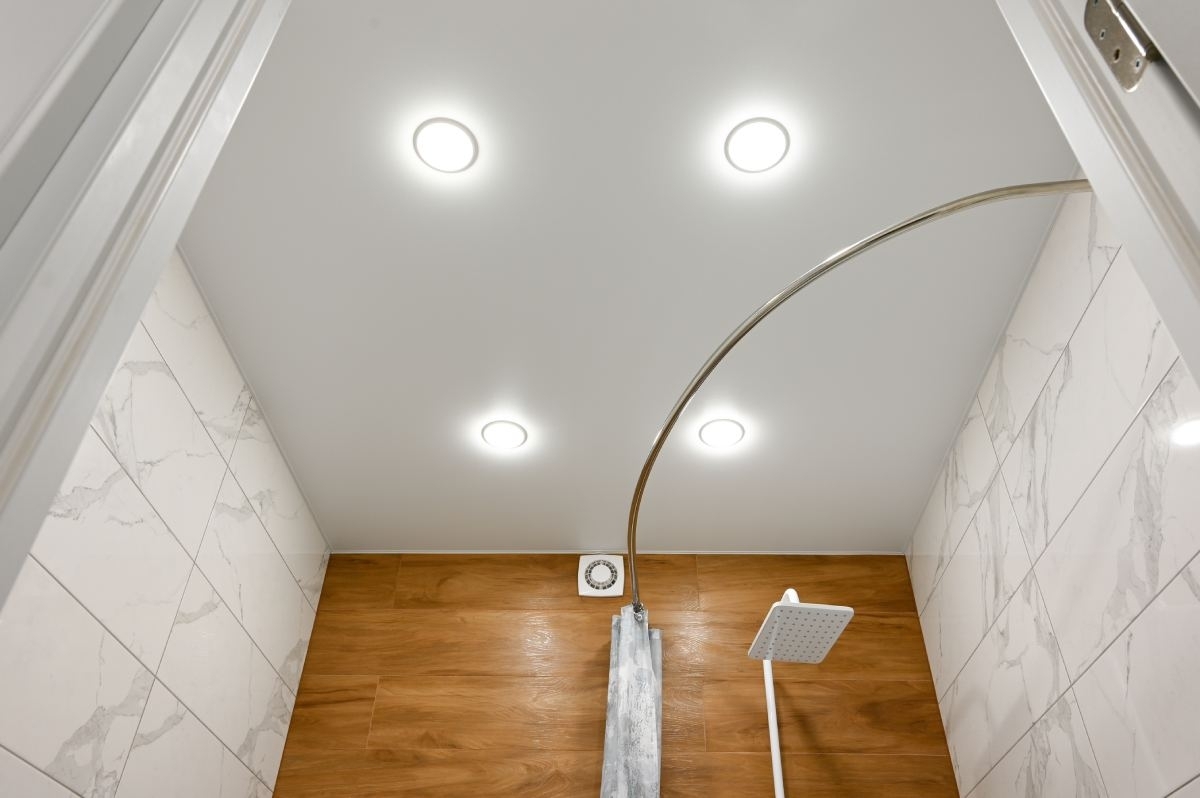 image showing lights inside shower