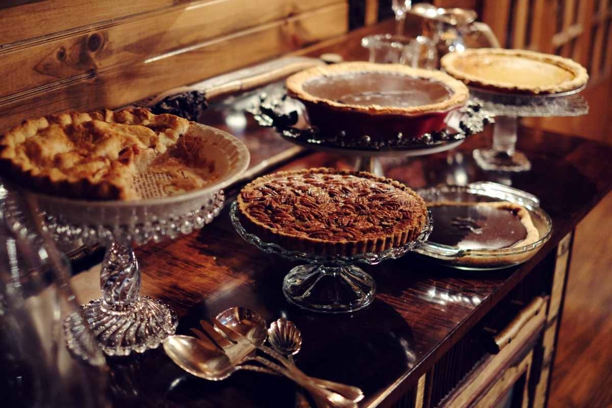 image showing thanksgiving dessert table