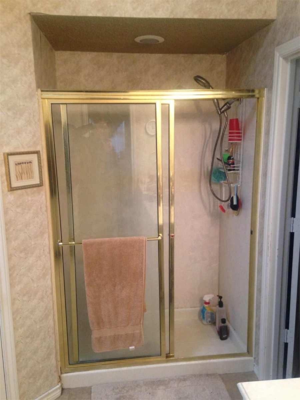 image showing a remodeled shower by a professional