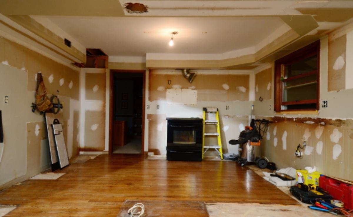 kitchen remodel unfinished